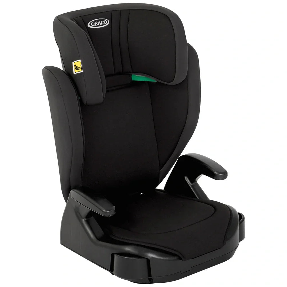 Graco Junior Maxi i-Size R129 Belt-Fitted High-Back Booster Seat Midnight by Graco