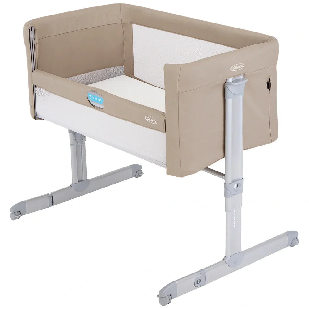 Graco Sweet2Sleep Bedside Crib Oatmeal by Graco