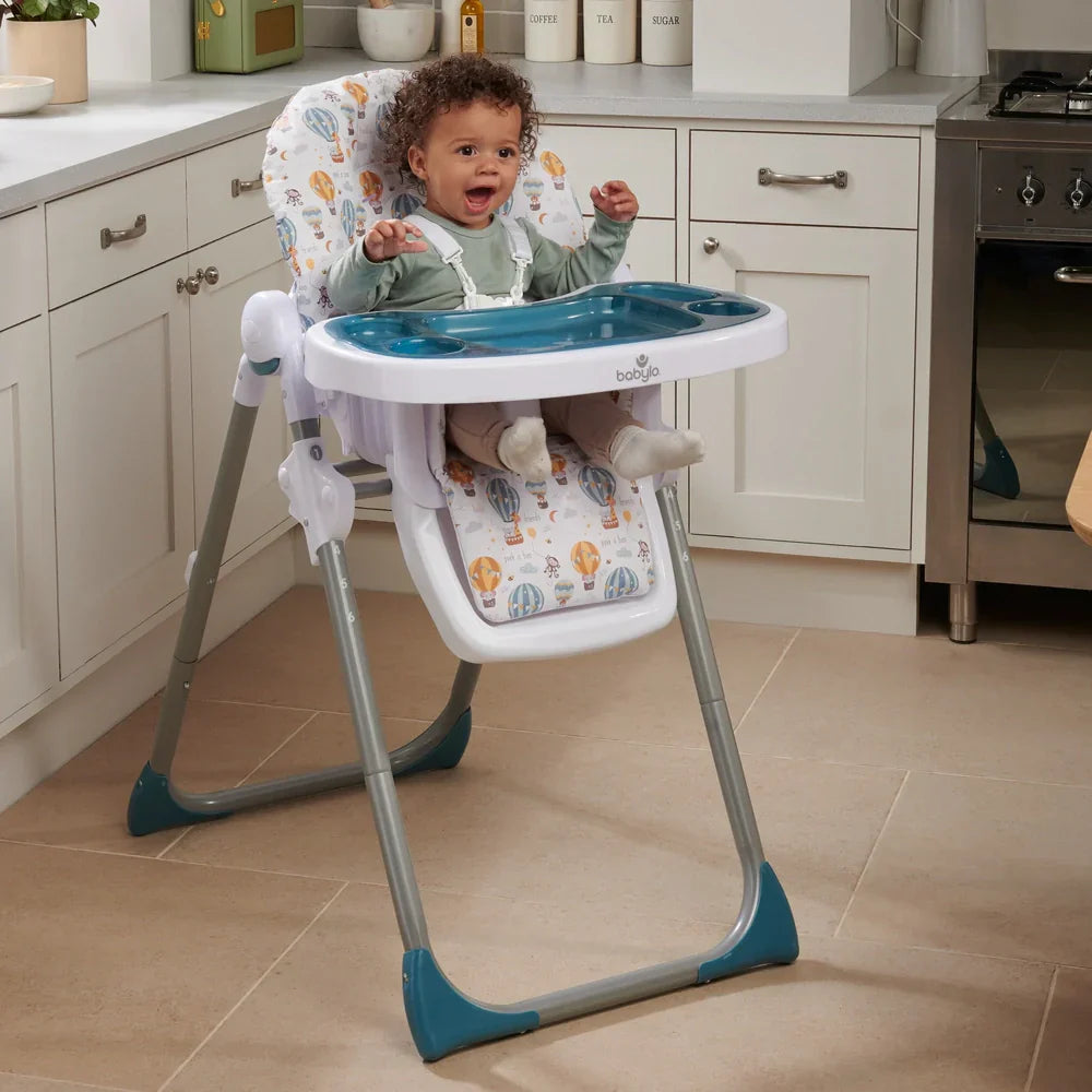 Babylo Hi Lo Convertible High Chair Hot Air Balloons by Babylo