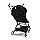 Cybex Libelle 2 Lightweight Travel Stroller - Magic Black | Carry-On Friendly