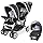 Baby Trend Double Stroller & Car Seat Combo | Lightweight Travel System for Two