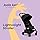 Joolz Aer2: Ultra-Compact Lightweight Travel Stroller - One-Hand Fold, Airplane Approved (Space Black)