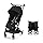 Cybex Libelle 2 Lightweight Travel Stroller - Magic Black | Carry-On Friendly