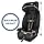 Harmony Defender 360 MAX: 3-in-1 SIP Harness Booster Car Seat for Ages 1-10 - Black