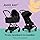 Joolz Aer2: Ultra-Compact Lightweight Travel Stroller - One-Hand Fold, Airplane Approved (Space Black)