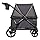 Baby Trend Expedition Stroller Wagon | Liberty Midnight | Versatile 2-Seater