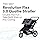 BOB Gear Revolution Flex 3.0 Duallie Jogging Stroller - Graphite Black | All-Terrain Comfort for Two