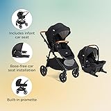 Joie Ginger Mint Latch Travel System: 4-in-1 Infant Car Seat & Stroller | Easy Install