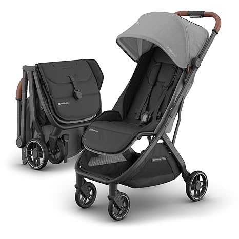 UPPAbaby Minu V3 Travel Stroller: Lightweight, Compact & One-Hand Fold | Greyson