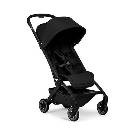 Joolz Aer2: Ultra-Compact Lightweight Travel Stroller - One-Hand Fold, Airplane Approved (Space Black)