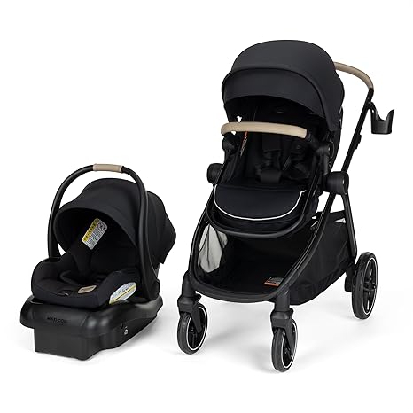 Maxi-Cosi Zelia Pro Travel System: 5-in-1 Stroller & Mico Pro Car Seat | Caspian Caviar