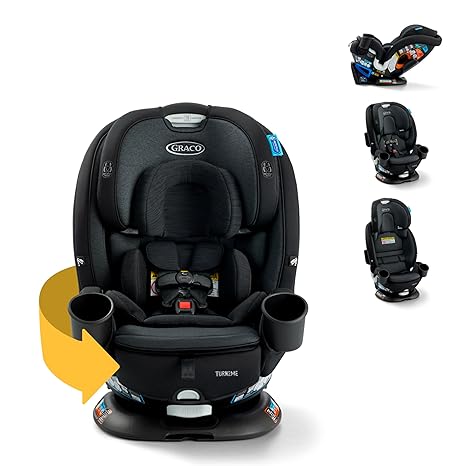 Graco Turn2Me 3-in-1 Convertible Car Seat: Rear-Facing Rotation & Booster Comfort