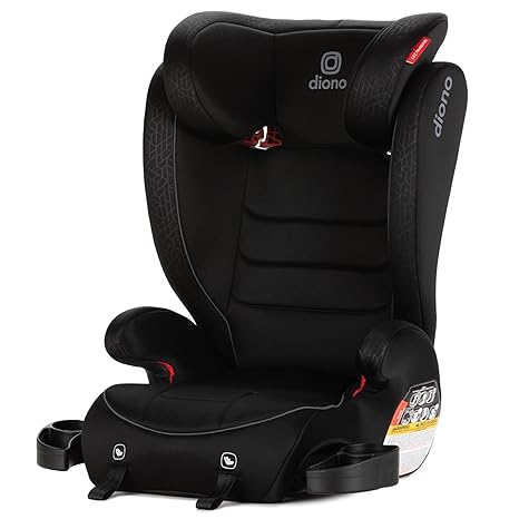 Diono Monterey 2XT Latch: 8-Year Expandable Booster Car Seat | Black