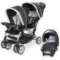 Baby Trend Double Stroller & Car Seat Combo | Lightweight Travel System for Two