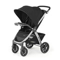 Chicco Bravo Quick-Fold Stroller - Stylish Black for Easy Travel