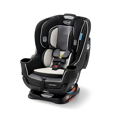 Graco Extend2Fit Convertible Car Seat: Max Legroom & Safety (Gotham)