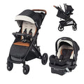Baby Trend Tango PRO Travel System: Secure-Lift Infant Car Seat in Dash Tan