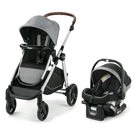 Graco Modes Nest2Grow Travel System: Expandable Double Stroller & Infant Car Seat Combo