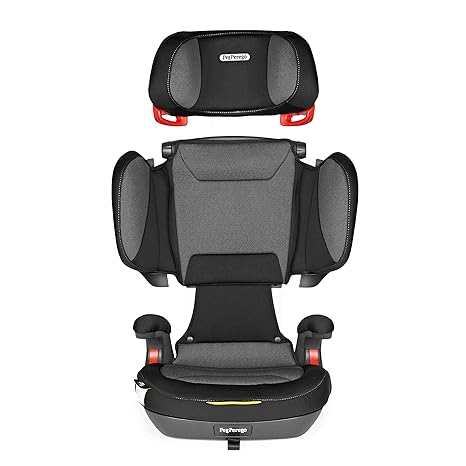 Peg Perego Viaggio Shuttle Plus 120 Booster Car Seat - Safe & Stylish in Crystal Black