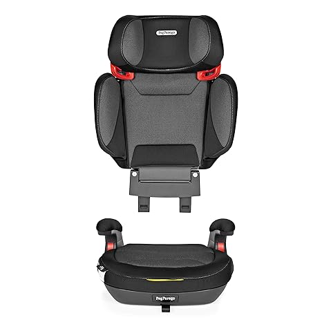 Peg Perego Viaggio Shuttle Plus 120 Booster Car Seat - Safe & Stylish in Crystal Black