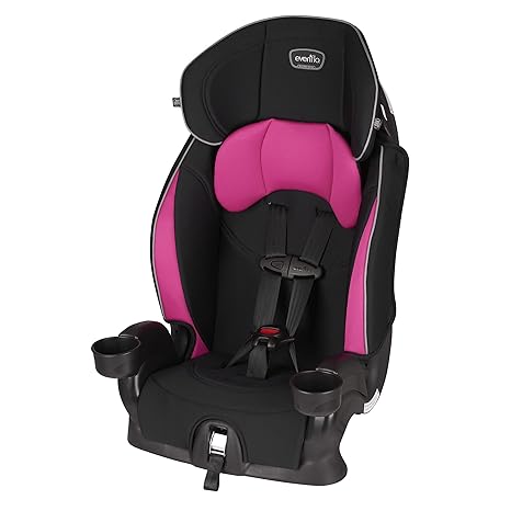 Chase LX Harnessed Booster Car Seat - Safe & Comfy Jayden Pink