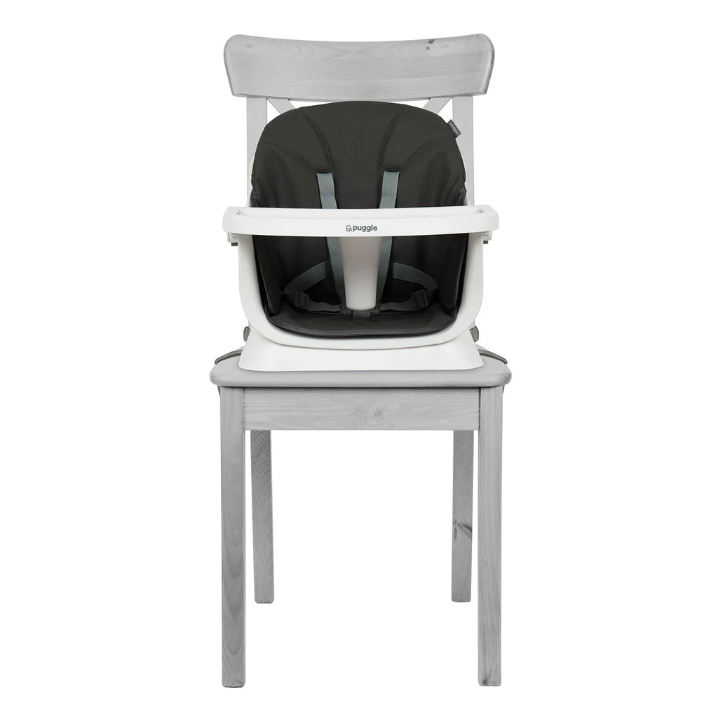 Puggle Snack & Play 7-in-1 Hi-lo Highchair - Flint Grey by Puggle