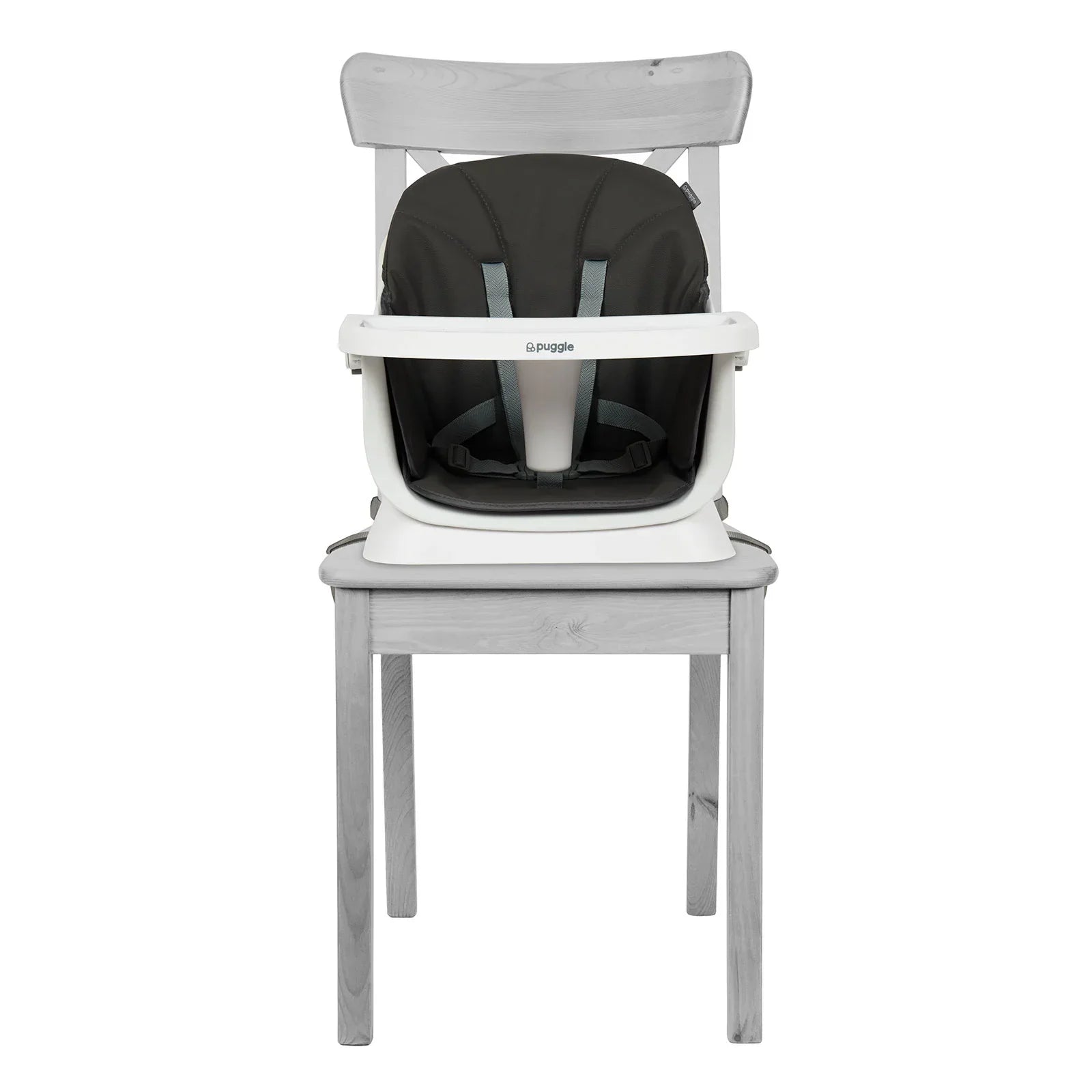 Puggle Snack & Play 7-in-1 Hi-lo Highchair - Flint Grey by Puggle