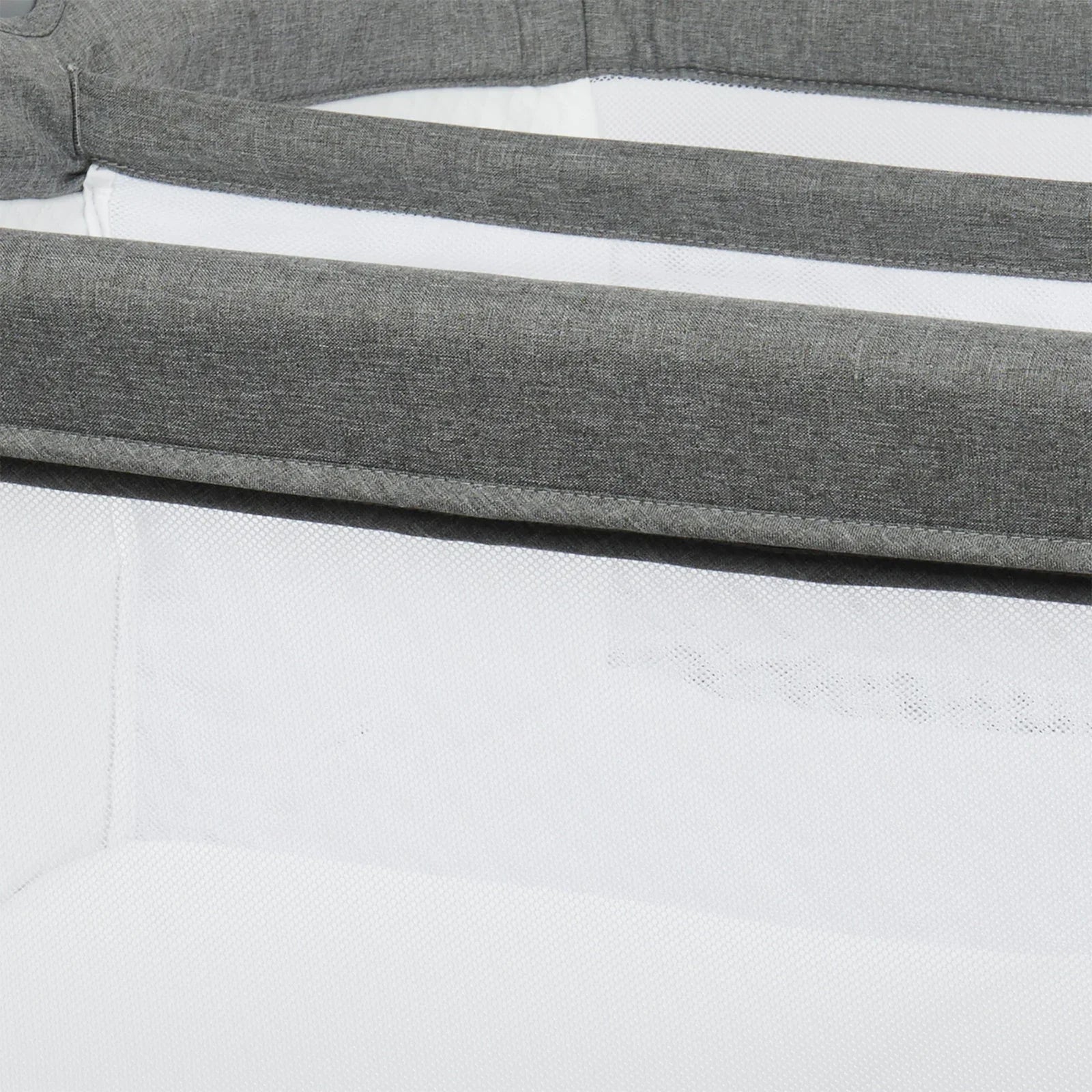 Puggle Dreamy Twin Bedside Crib - Grey by Puggle